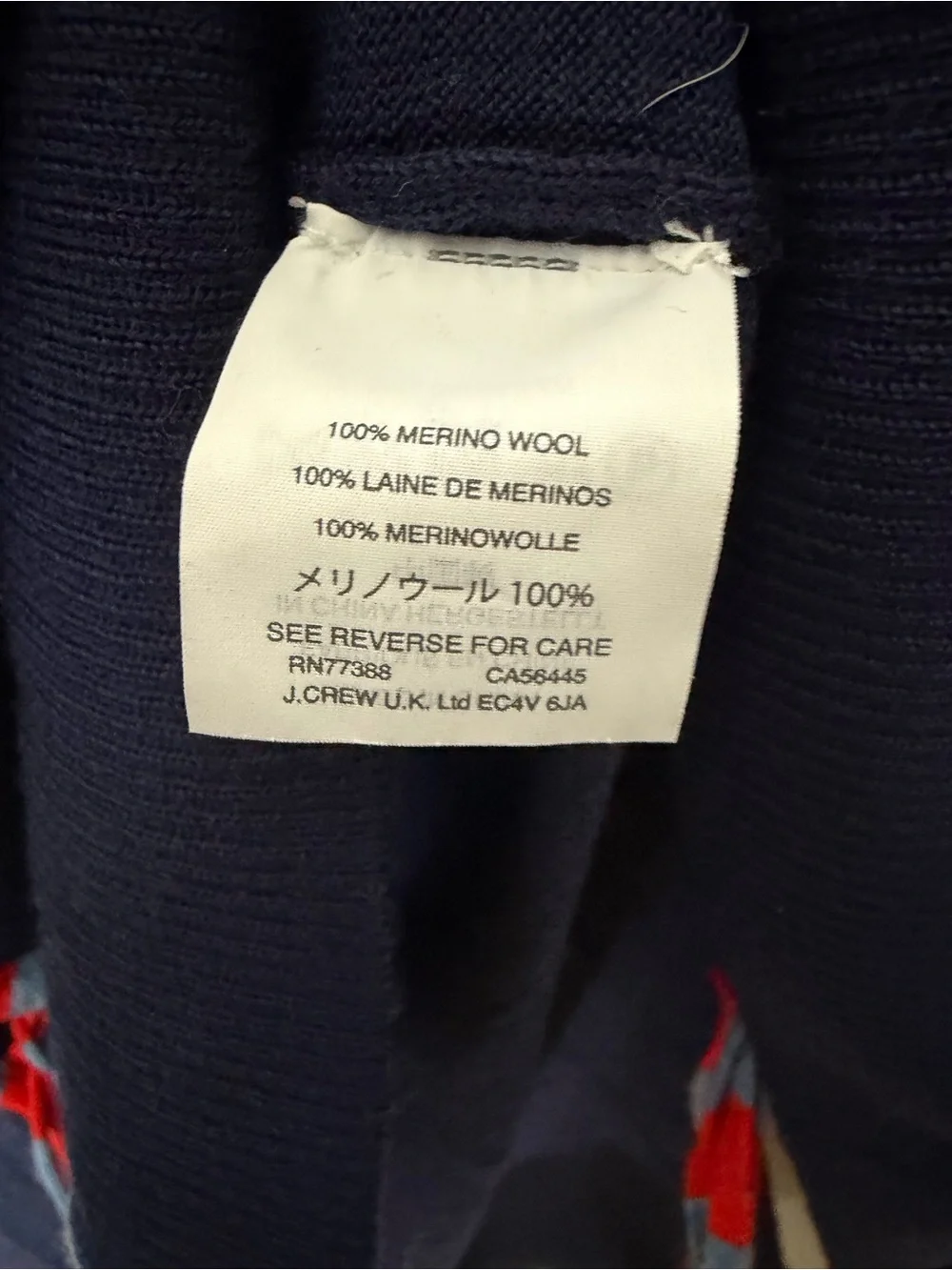 J. Crew crew merino